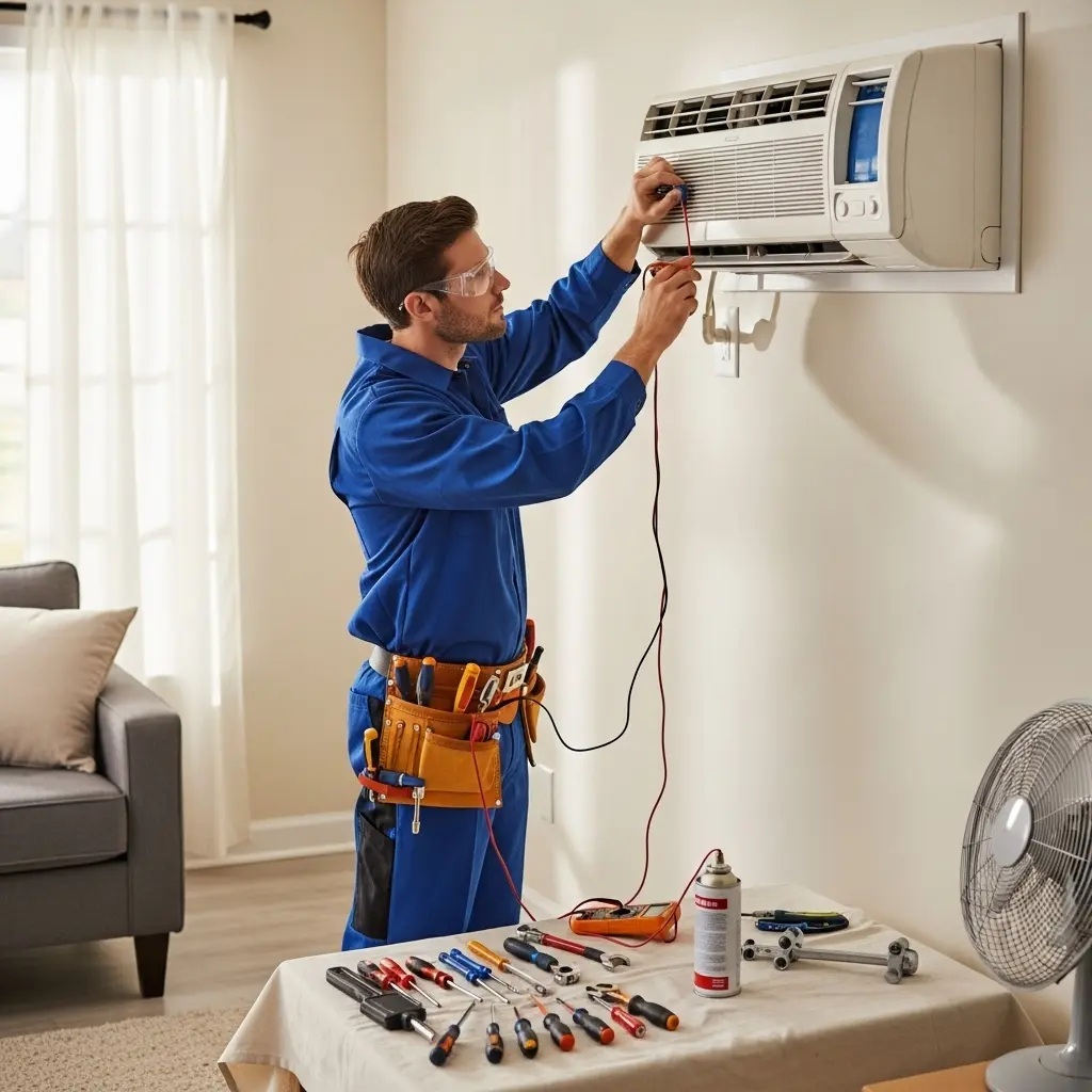 Sarıgöl Kumtel Kumtel klima gaz dolumu ve bakım – Enerji verimliliği artırıldı. - Teknik servis örneği